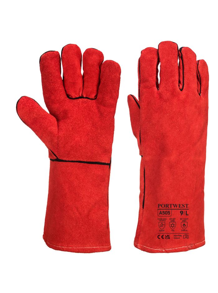 Winter Welding Gauntlet, XL, R, Red