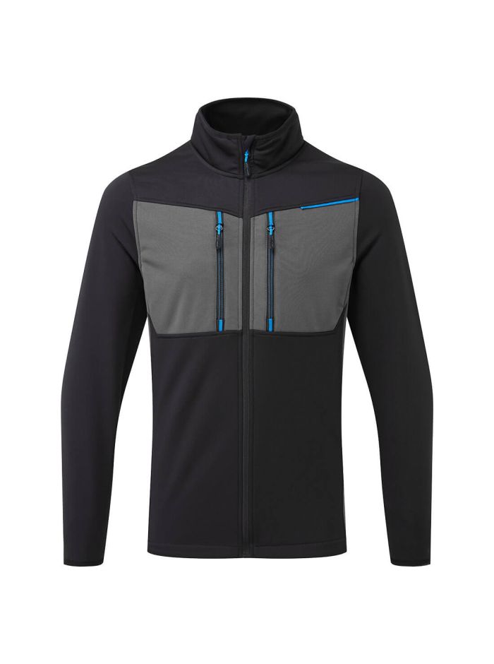 WX3 Full Zip Tech Fleece, L, R, Black