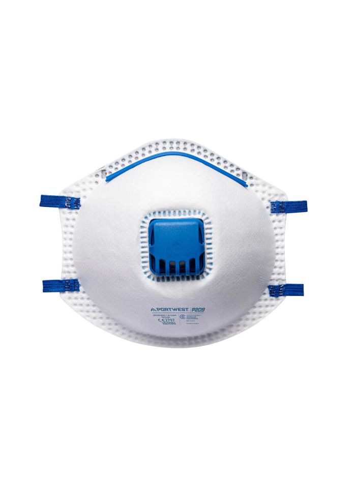 FFP2 Valved Respirator - Blister Pack(Pk3), , R, White